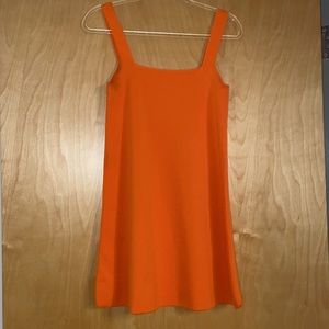 Zara mini shift dress - orange